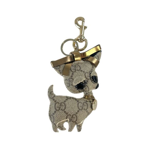 Gucci Monogram Chihuahua Bag/Key Charm - Picture 1 of 8